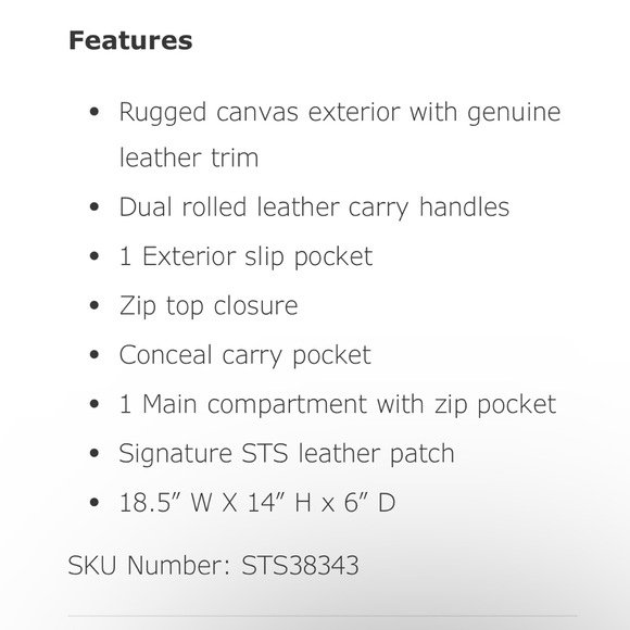 STS Ranchwear Weekender Bag - Picture 5 of 5